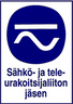 Sähkö- ja teleurakoitsijaliiton jäsen -logo